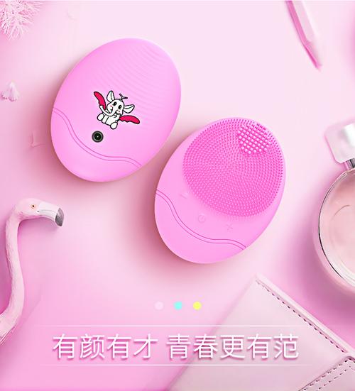 新款潔面儀電動(dòng)硅膠洗臉儀臉部毛孔清潔器洗臉?biāo)⑾茨樕衿鲝S家批發(fā)